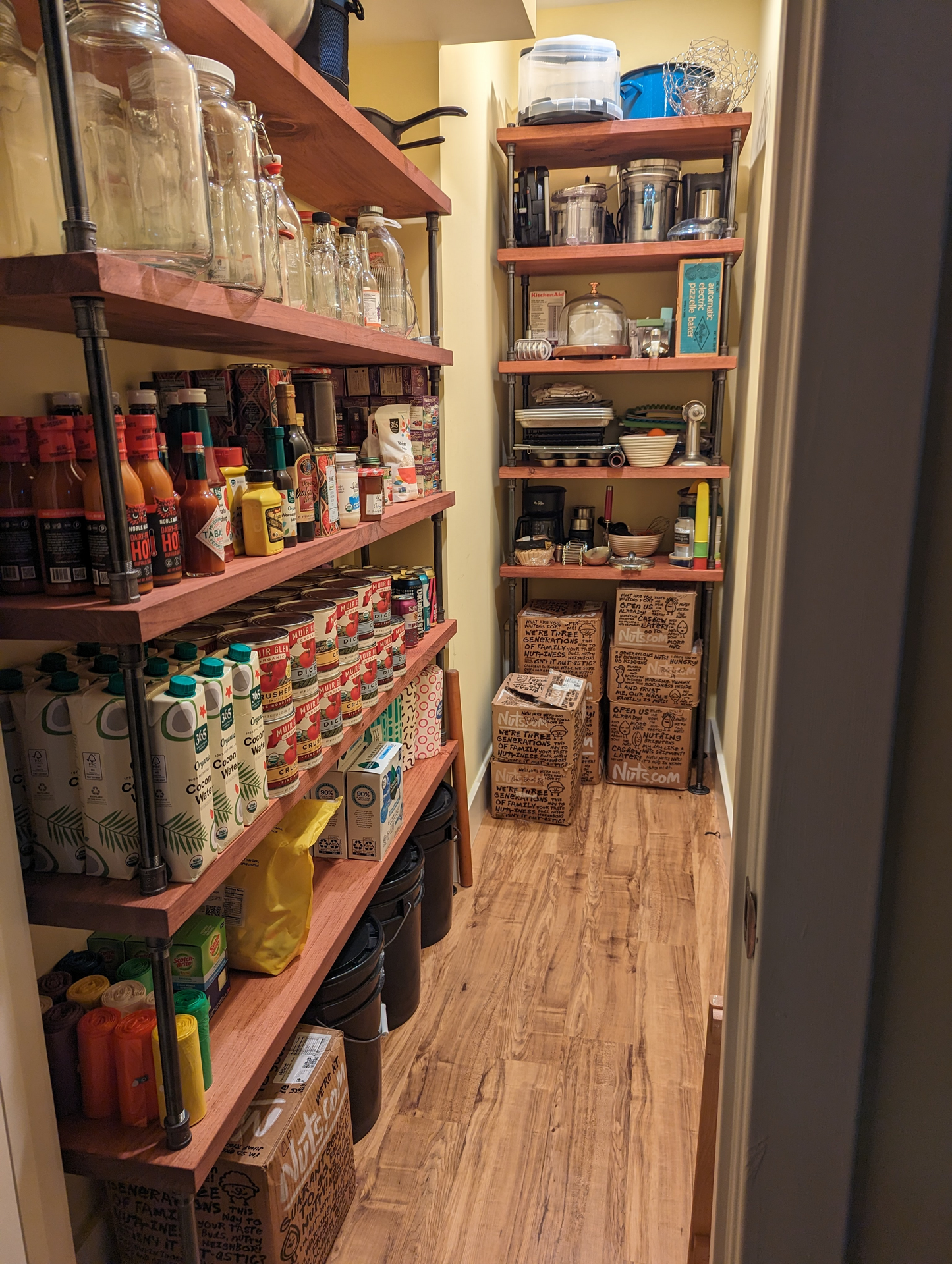Wide Depth Industrial Style Bookcase - 16" Depth