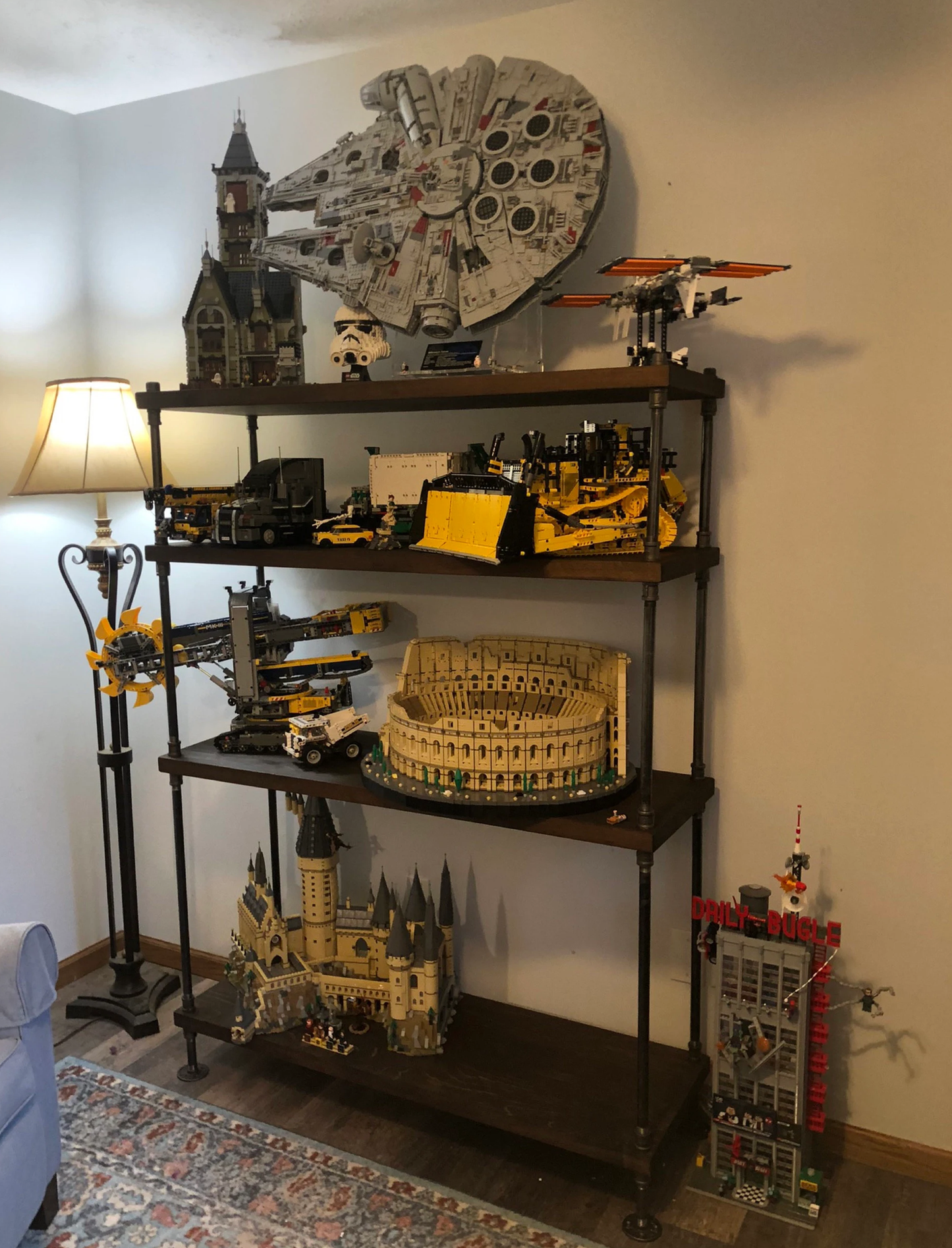 CUSTOM SPACING BETWEEN SHELVES BOOKCASE UNIT