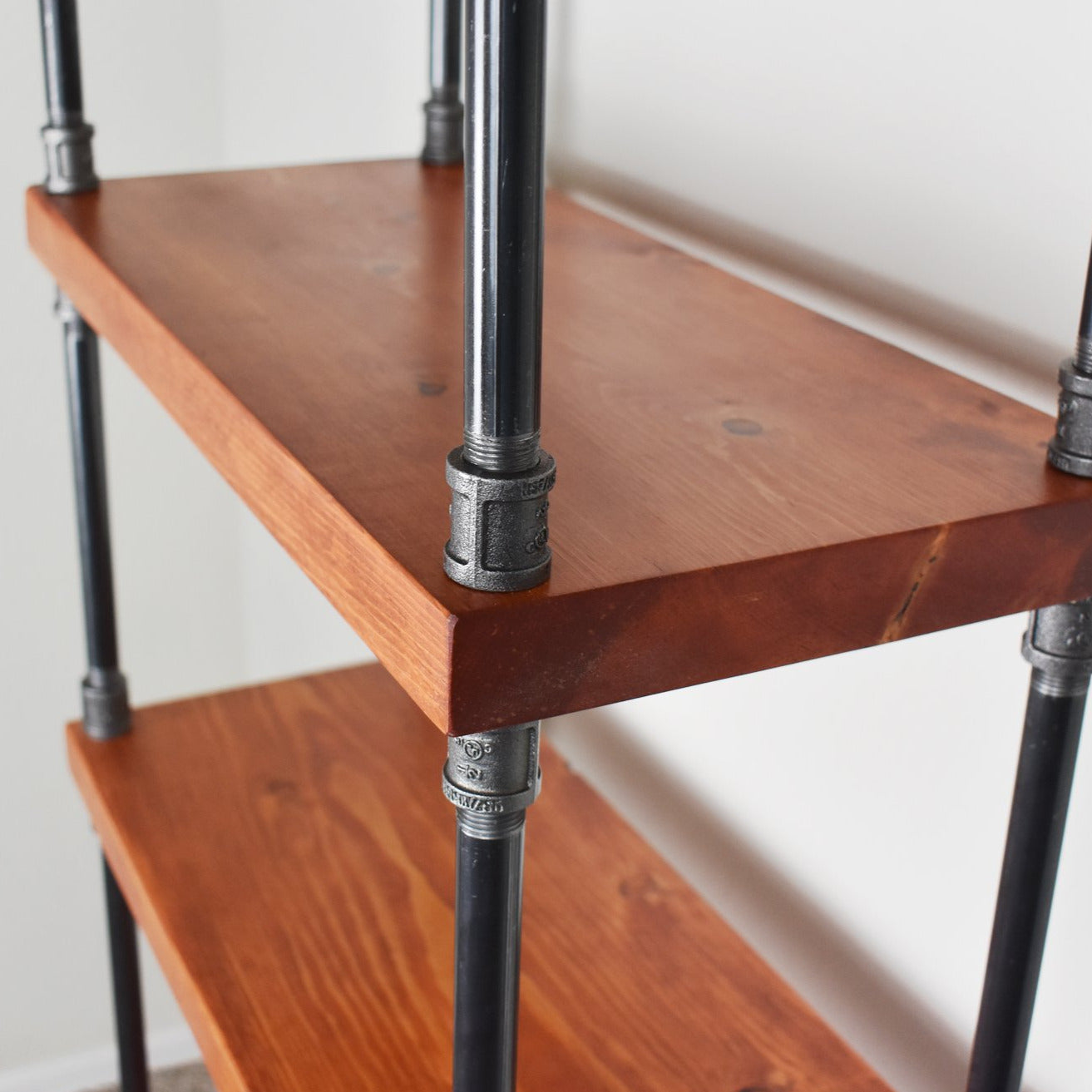 Industrial Style Bookcase - 24" Length