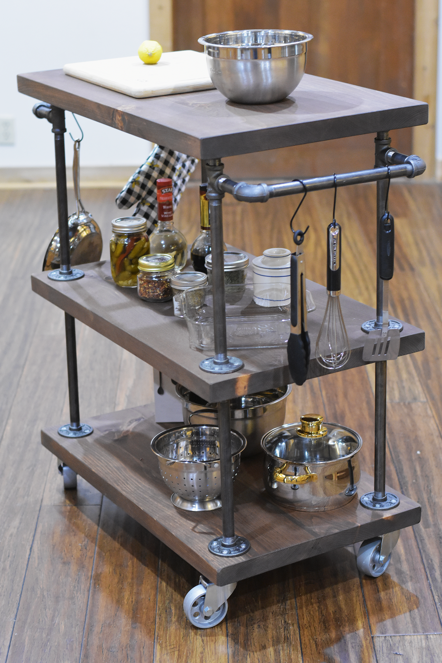 Kitchen Island Cart with Casters
