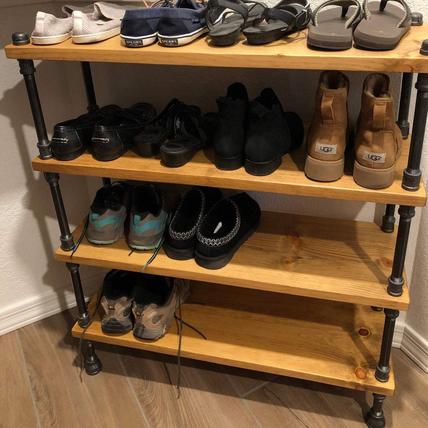 Shoe Rack Storage Shelves - 36" Length