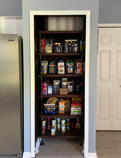 Wide Depth Industrial Style Bookcase - 16" Depth