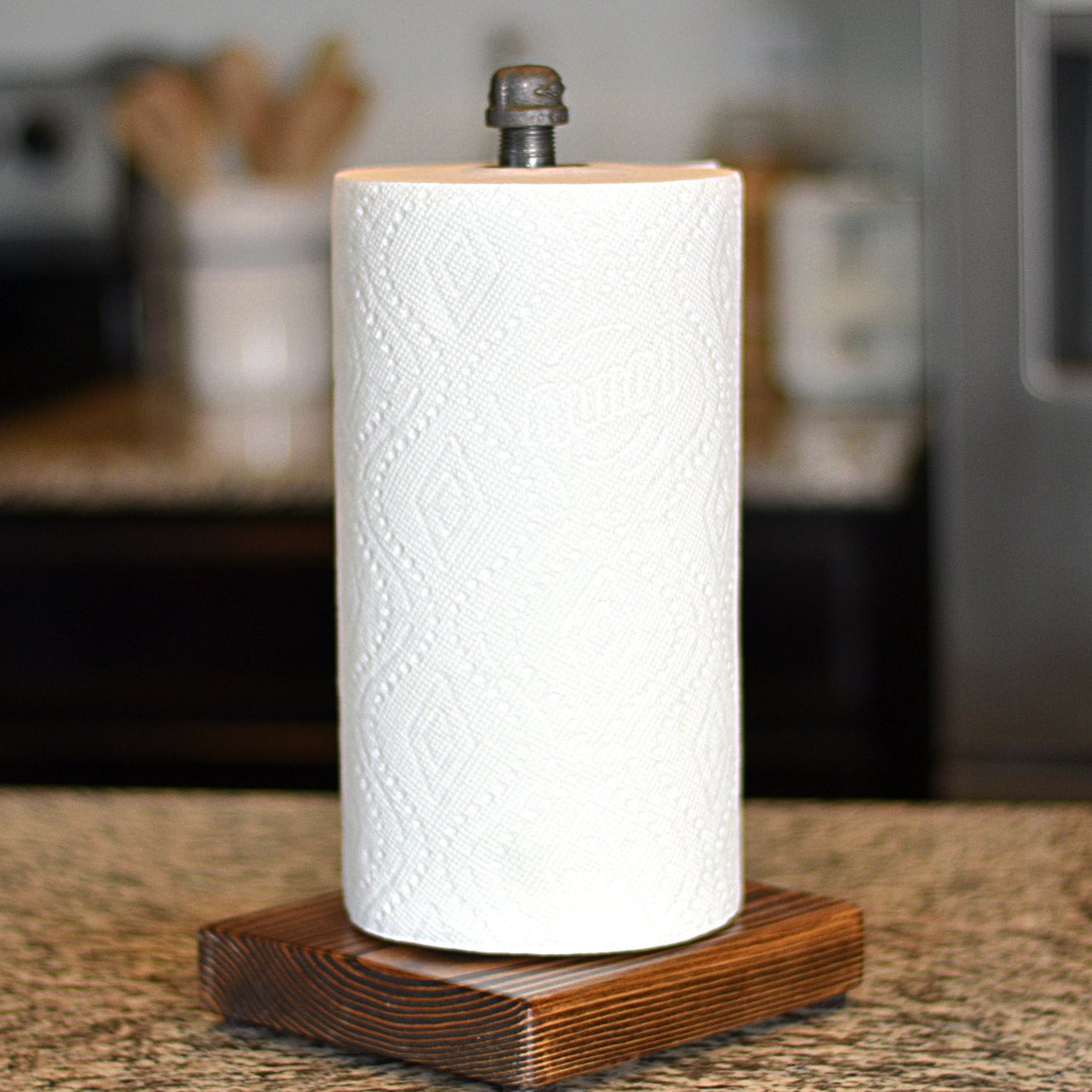 Paper Towel Holder Countertop Farmhouse Paper Towel Stand Holder