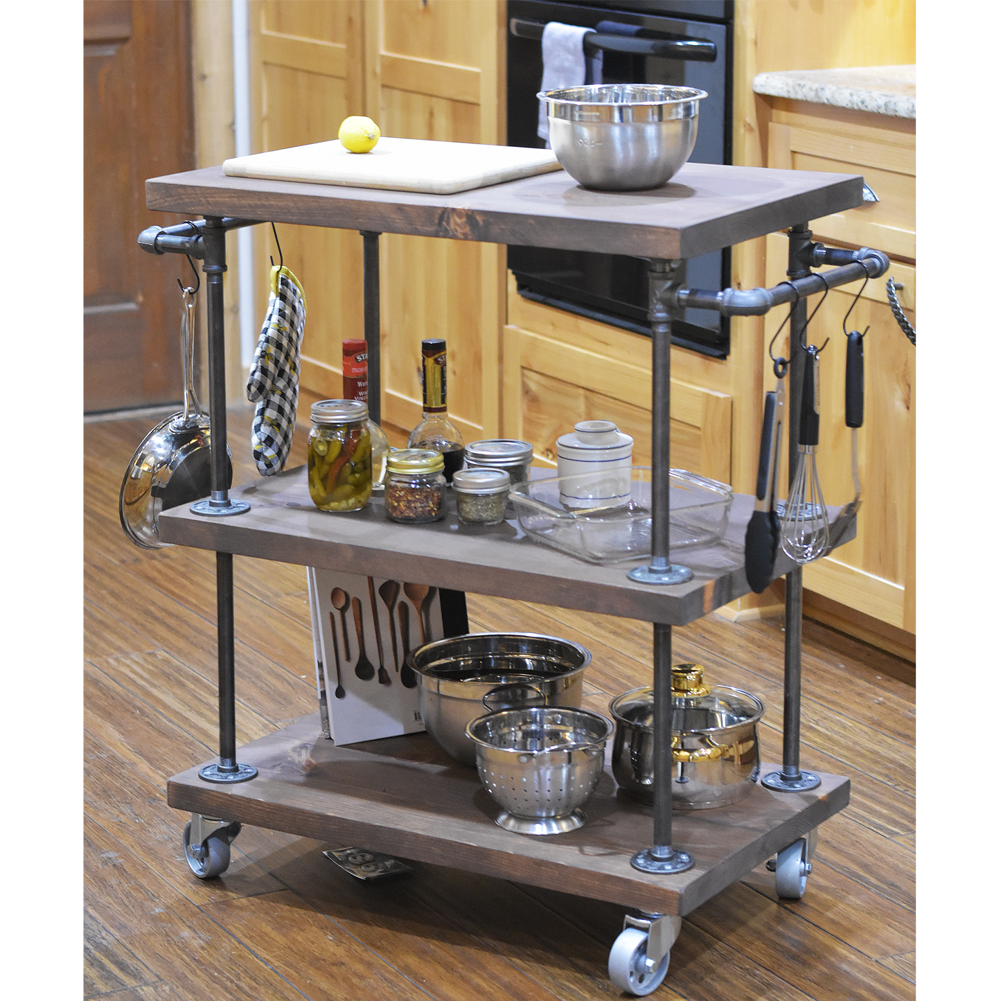 Kitchen Island with Casters
