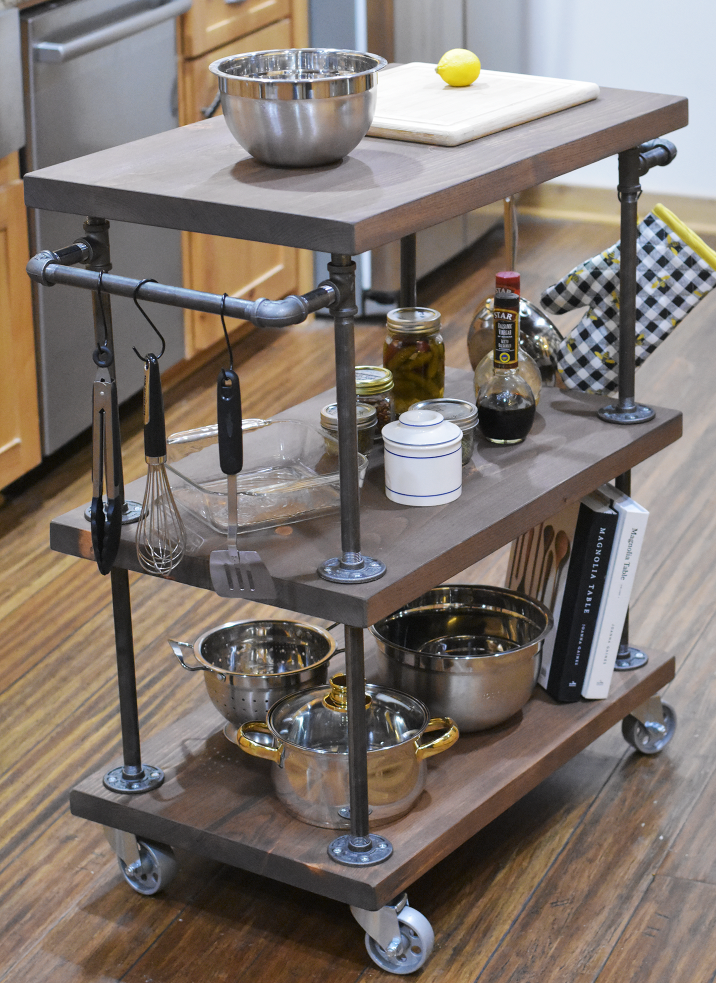 Kitchen Island with Casters
